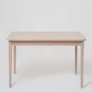 Прямоугольный, раздвижной стол. Дубовый шпон, массив ясеня