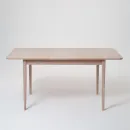 Прямоугольный, раздвижной стол. Дубовый шпон, массив ясеня