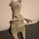 Льняная игрушка, мишка- помощник