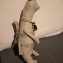 Льняная игрушка, мишка- помощник