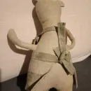 Льняная игрушка, мишка- помощник