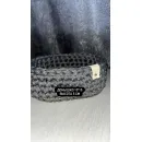 Корзина из шнура ручной работы овальная