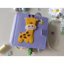 Книга из фетра "Жирафик"