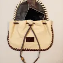 Сумка реконструкция, натуральная кожа, ручная работа