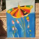 Картина маслом Бабочка