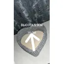 КОРЗИНА РУЧНОЙ РАБОТЫ ИЗ ПОЛИЭФИРНОГО ШНУРА СЕРДЦЕ Корзина ручной работы из полиэфирного шнура сердце