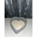 КОРЗИНА РУЧНОЙ РАБОТЫ ИЗ ПОЛИЭФИРНОГО ШНУРА СЕРДЦЕ Корзина ручной работы из полиэфирного шнура сердце