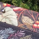 Сумка ручной работы с фермуаром Время-Осень