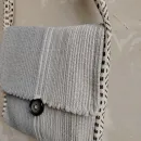 ДОМОТКАНАЯ СУМКА ИЗ ХЛОПКОВЫХ ШНУРОВ. РУЧНАЯ РАБОТА. Домотканая сумка из хлопковых шнуров. Ручная работа.