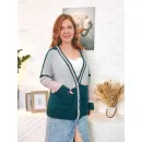 Кардиган из пуха норки "Туманное утро"