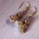 СЕРЬГИ С ДИКИМ АМЕТИСТОМ Серьги с диким аметистом