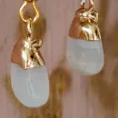 СЕРЬГИ С ЛАРИМАРОМ И АКВАМАРИНОМ Серьги с ларимаром и аквамарином