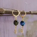 Серьги с опалитом