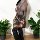 Яркая сумка для осени ручная работа "Мой олень"