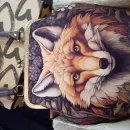 СУМКА С ФЕРМУАРОМ ЛИСА Сумка с фермуаром Лиса