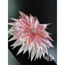 ЗАКОЛКА ДЛЯ ВОЛОС РУЧНОЙ РАБОТЫ ГЕОРГИН БЛЕДНО-РОЗОВЫЙ В ТЕХНИКЕ КАНЗАШИ Заколка для волос ручной работы Георгин бледно-розовый в технике канзаши