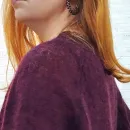 Паутинка из альпаки "Сочная ежевика"