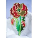 Брошь "Красный мак"