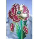 Брошь "Красный мак"