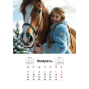 КАЛЕНДАРЬ ГОД КРАСНОЙ ЛОШАДИ 26Г ПЕРЕКИДНОЙ Календарь Год красной лошади 26г перекидной