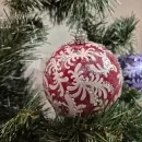 Игрушка на елку шар новогодний