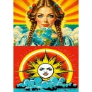 БЛОКНОТЫ СОЛНЦЕ-РАДУГА ФОРМАТ А5 Блокноты Солнце-радуга формат А5