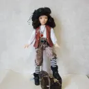 Пиратка - разбойница Лаура. Интерьерная кукла