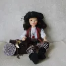 Пиратка - разбойница Лаура. Интерьерная кукла