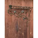 Вешалка для одежды настенная кованая