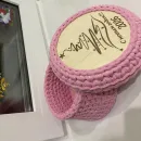 Вязаная новогодняя корзинка