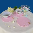 Подставка розовая под кружку, бокал