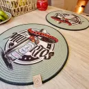 Салфетка для сервировки стола плейсматы подставки под горячее. Диаметр 30 см