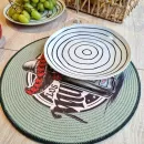 Салфетка для сервировки стола плейсматы подставки под горячее. Диаметр 30 см