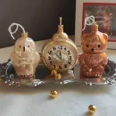 Набор свечей в форме советских елочных игрушек