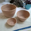 Набор корзин из джута 3 шт.