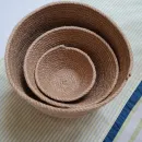 Набор корзин из джута 3 шт.