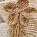 Сумка женская из джута и хлопкового шнура