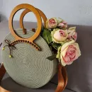 Cумка каркасная из хлопкового шнура