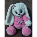 Мягкая игрушка зайчик из гипоаллергенной пряжи плюшевый