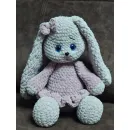 Мягкая игрушка зайчик из гипоаллергенной пряжи плюшевый