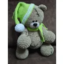 Мягкая игрушка мишка из гипоаллергенной пряжи плюшевый