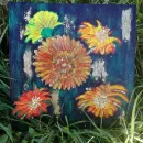 Картина "Осенние цветы"