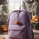 Вязаный брелок тыква