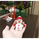 Набор елочных игрушек из шерсти