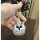 Набор елочных игрушек из шерсти