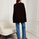 Свитер шоколадный букле