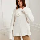 Свитер белый букле