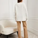 Свитер белый букле