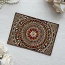 Комплект аксессуаров из натуральной кожи "Осенний комплемент"