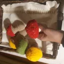 Вязаные грибы